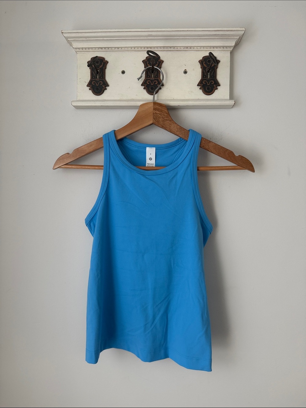 lululemon Align Waist Length Racerback 4 Bright Blue Performance Tank